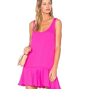 Amanda Uprichard Soren Pink Sleeveless Dress